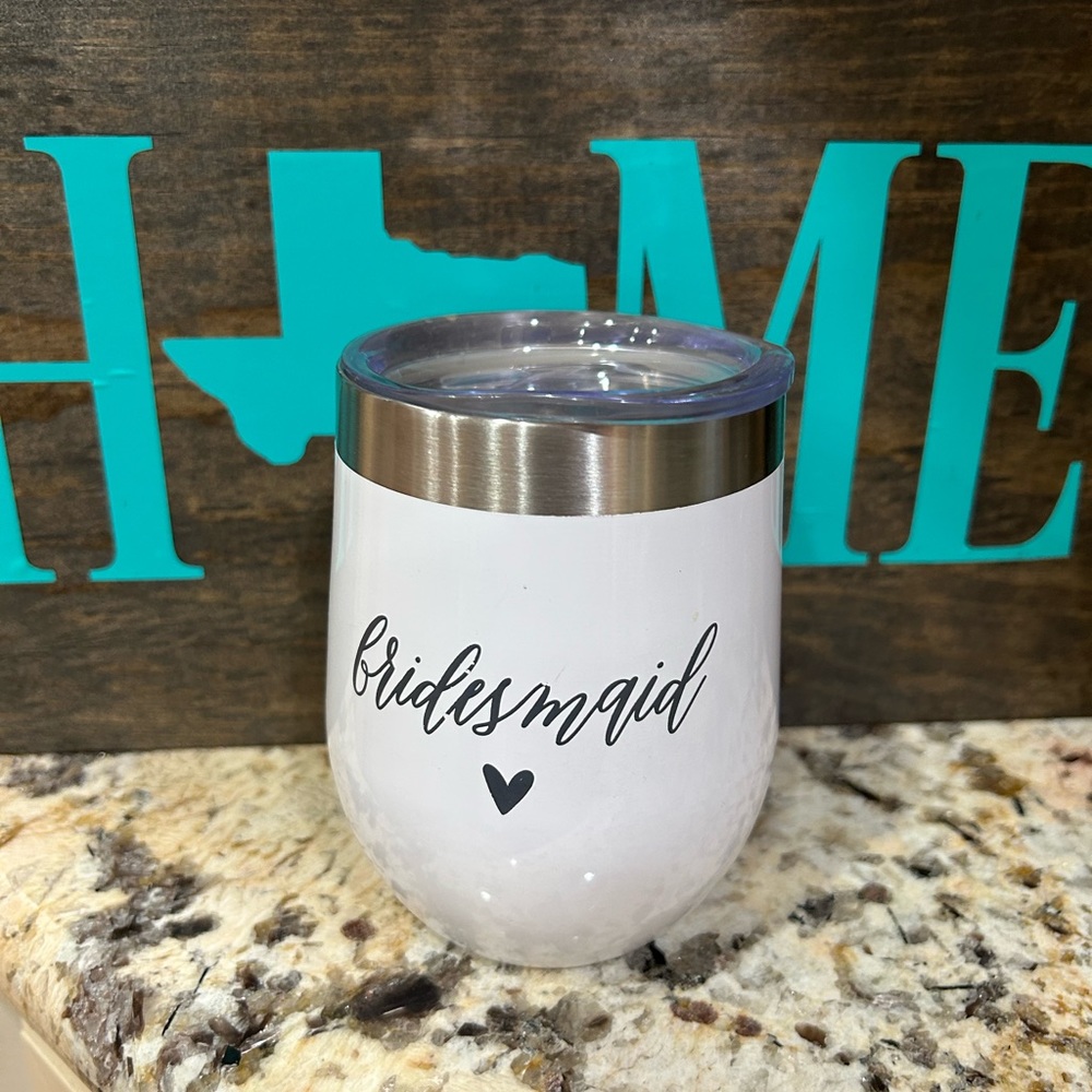 Brides maid cup